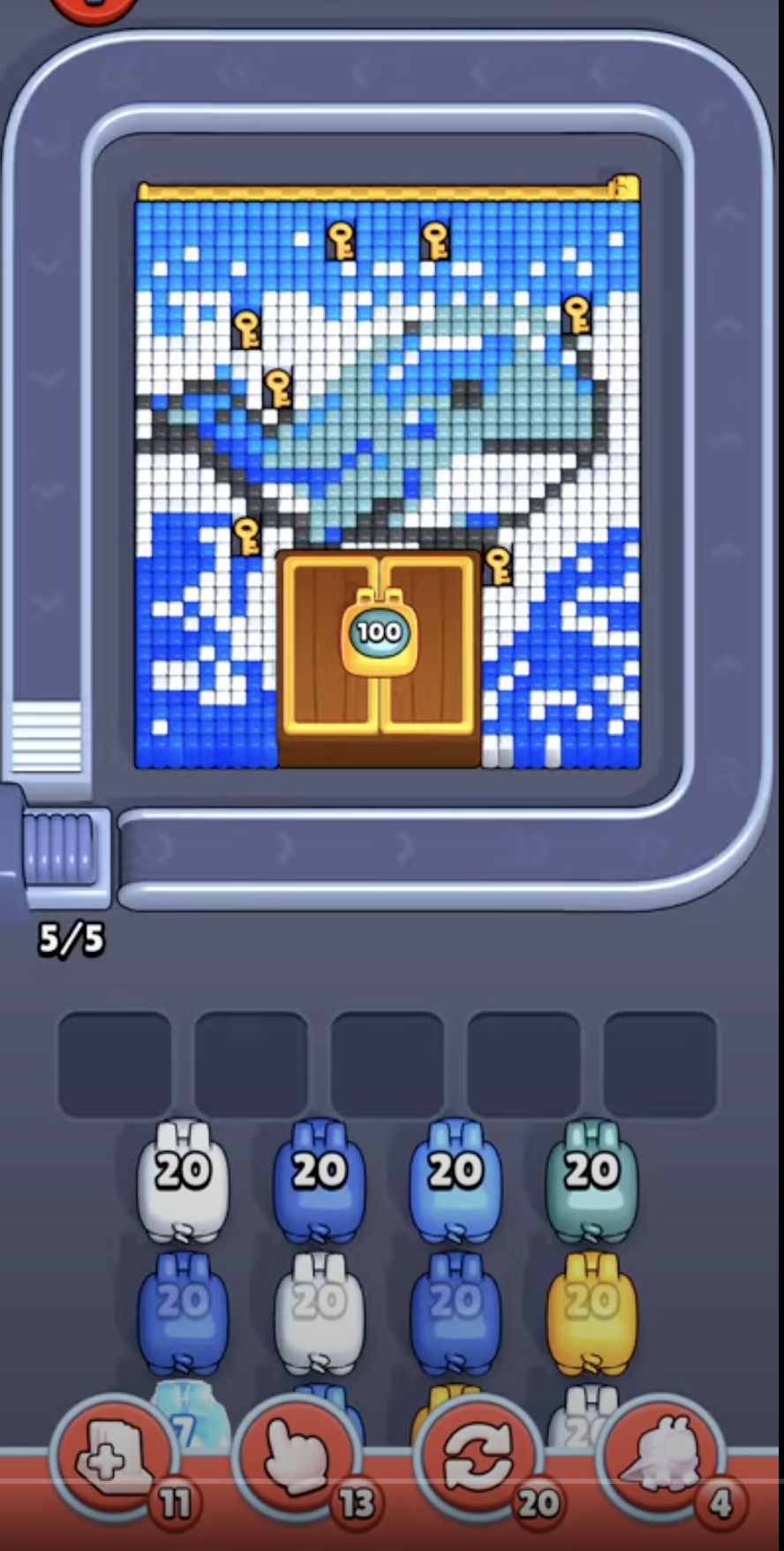 Key and Barrier Puzzle