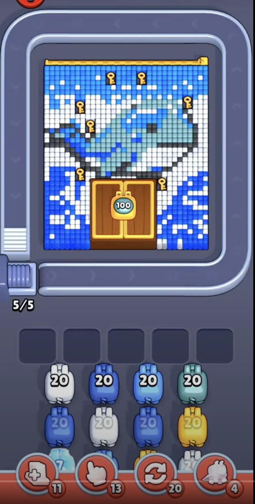 Key and Barrier Puzzle