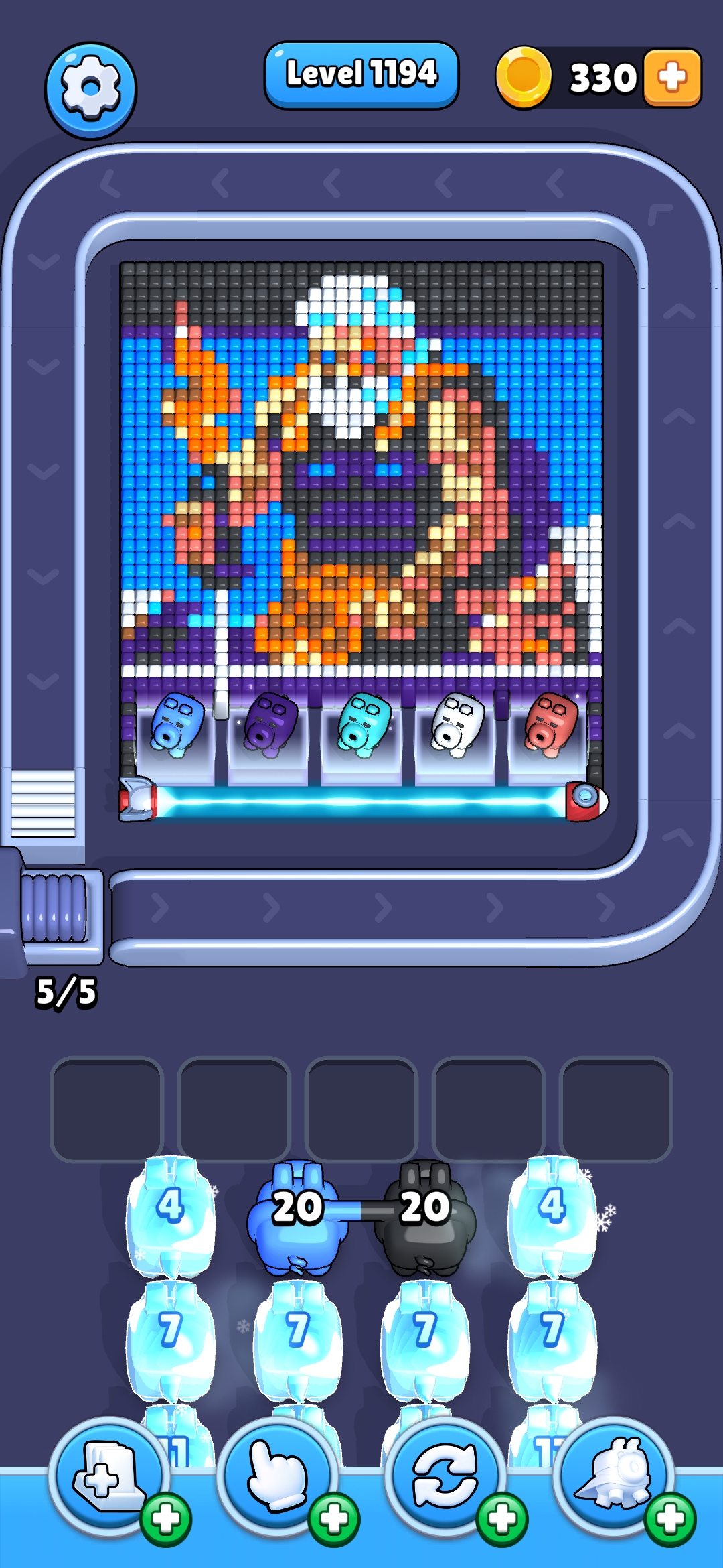 The old man holding a spear