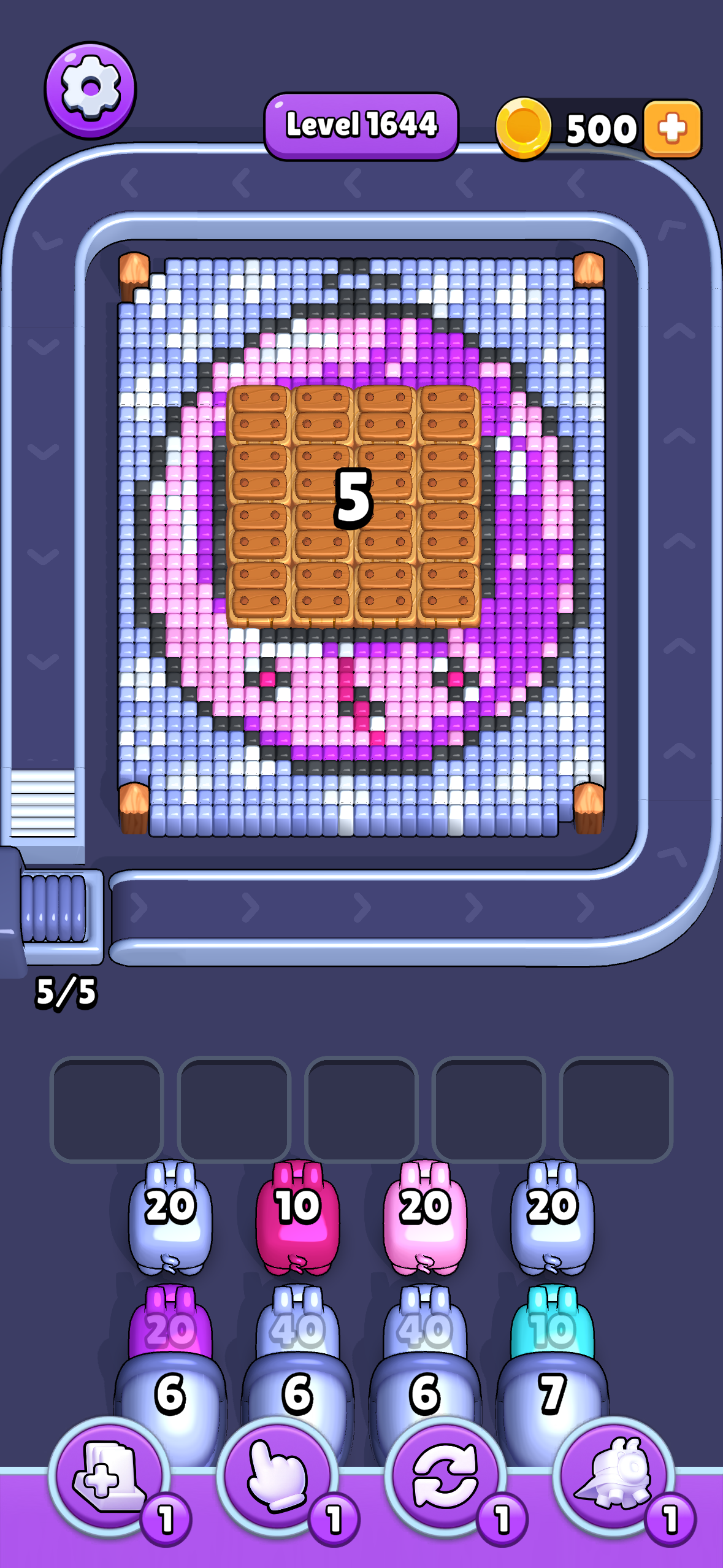 The one with the purple Christmas ball