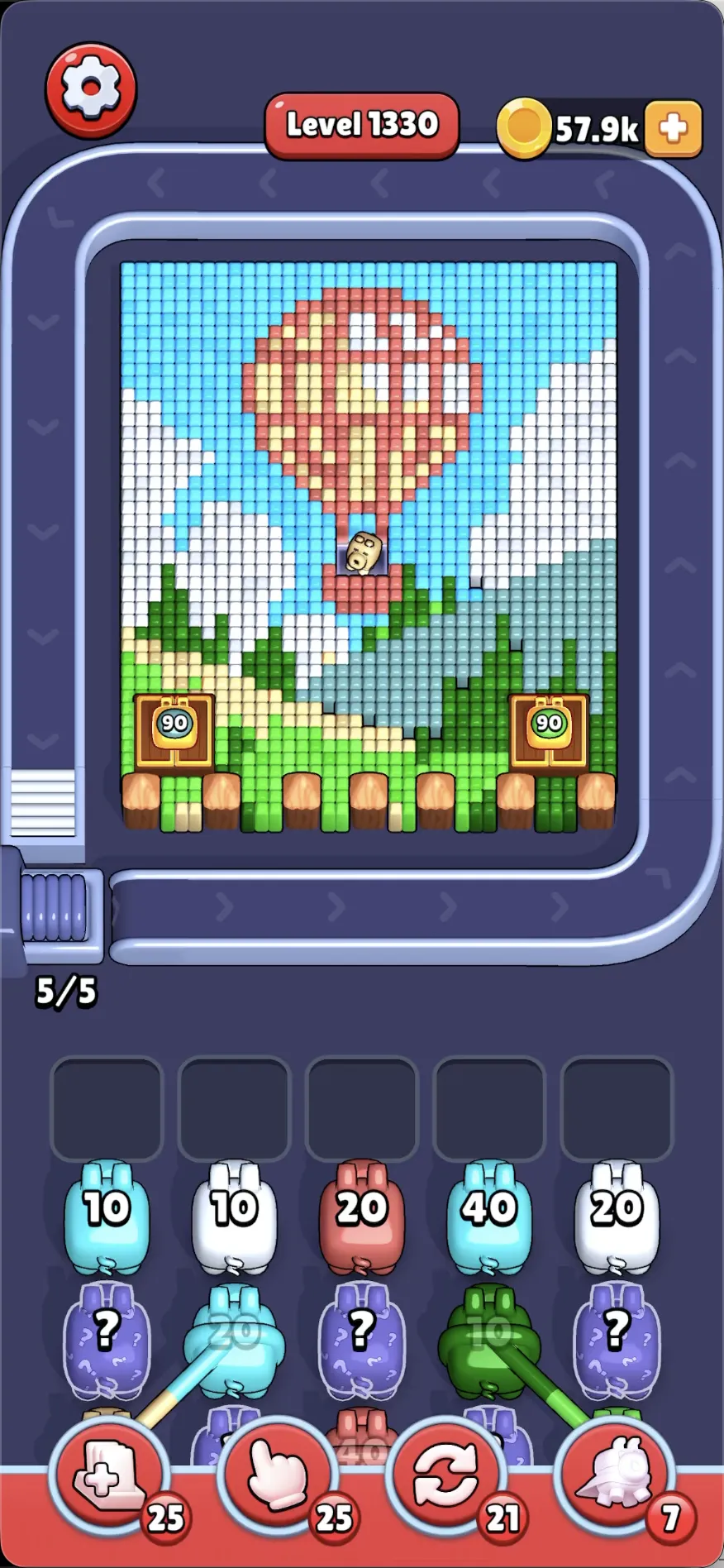 a hot air balloon