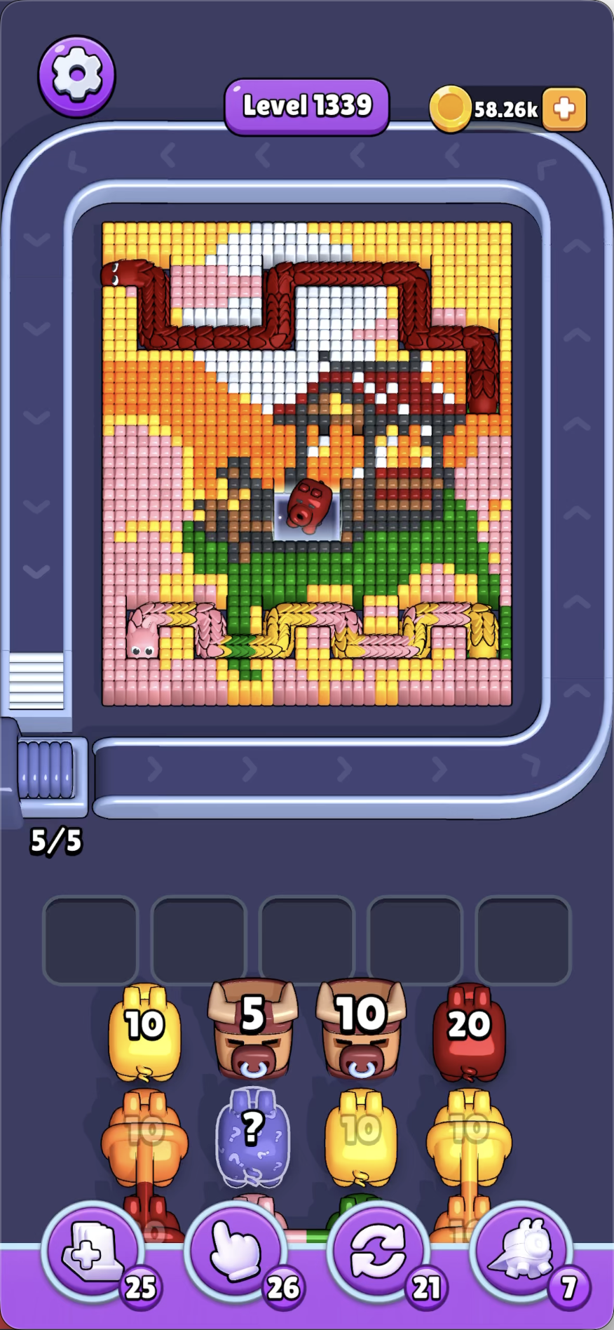 a small wooden house