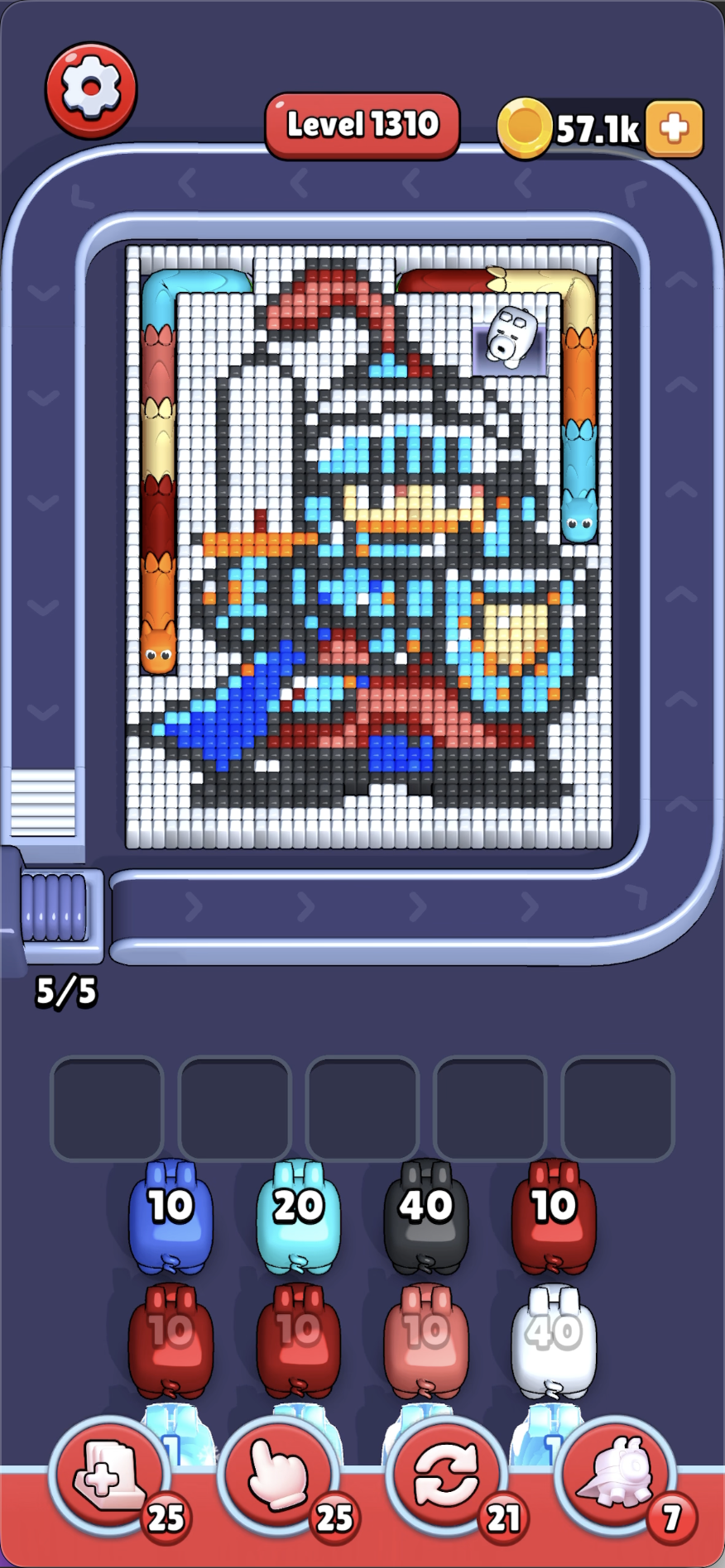 A warrior wielding a sword and shield