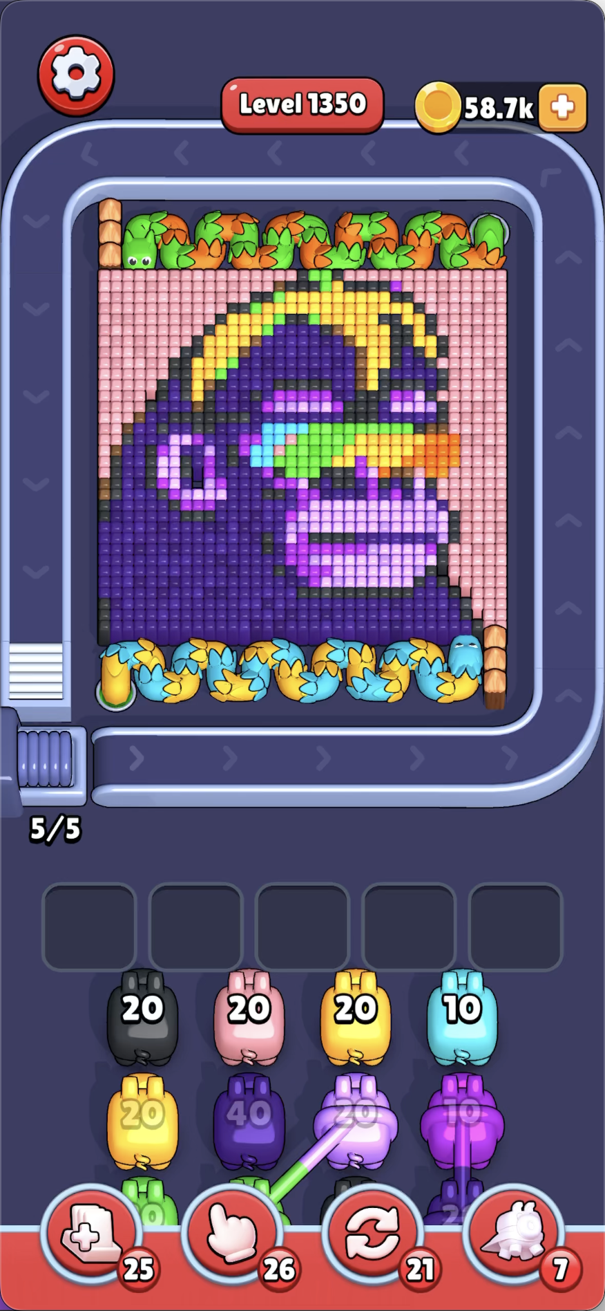 A yellow-haired gorilla