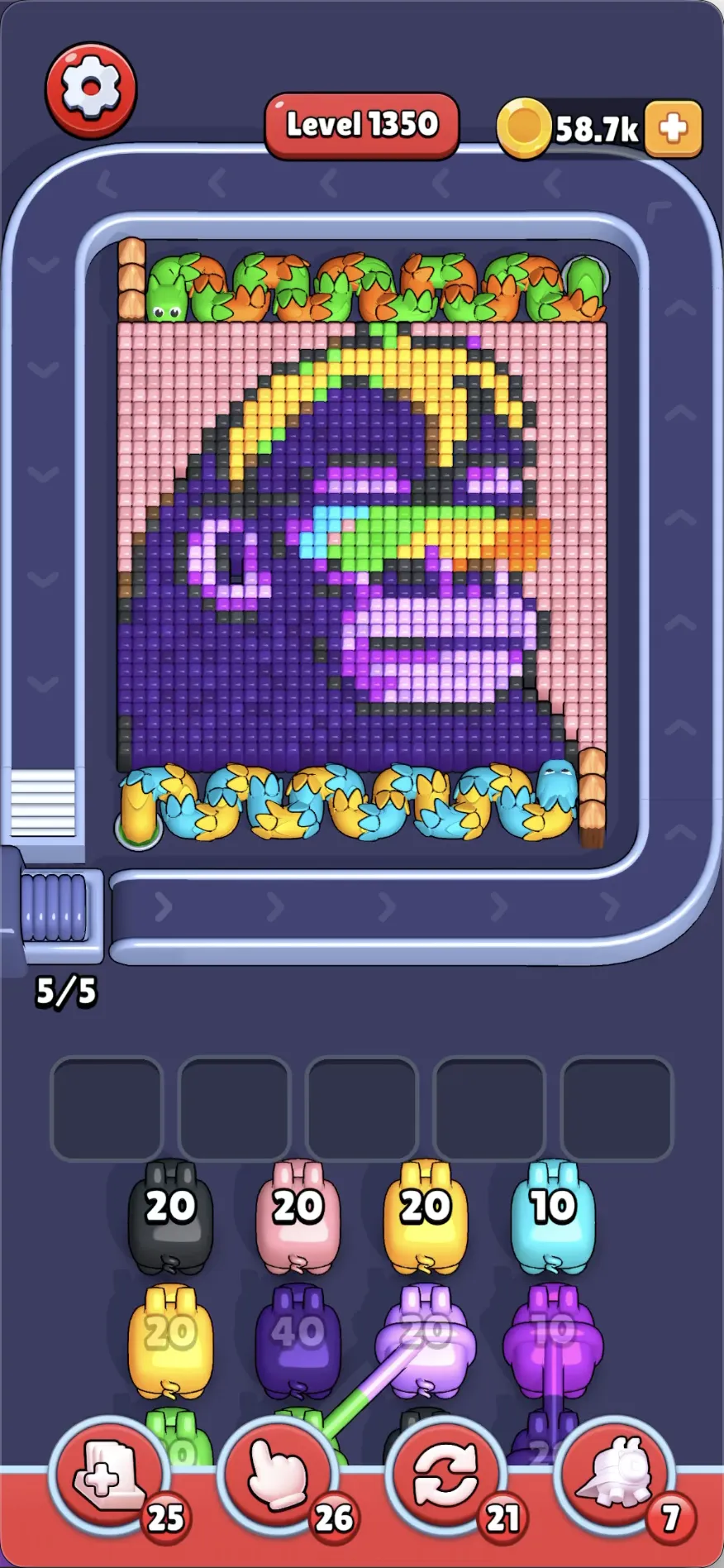 A yellow-haired gorilla