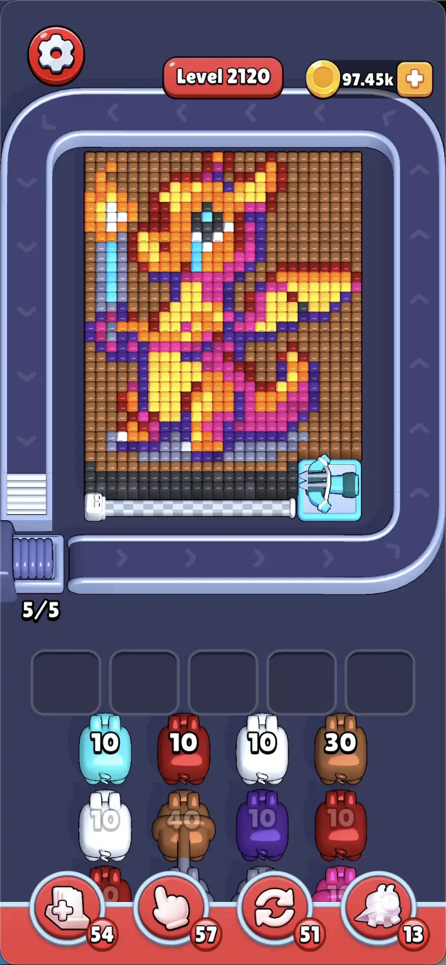A fire dragon