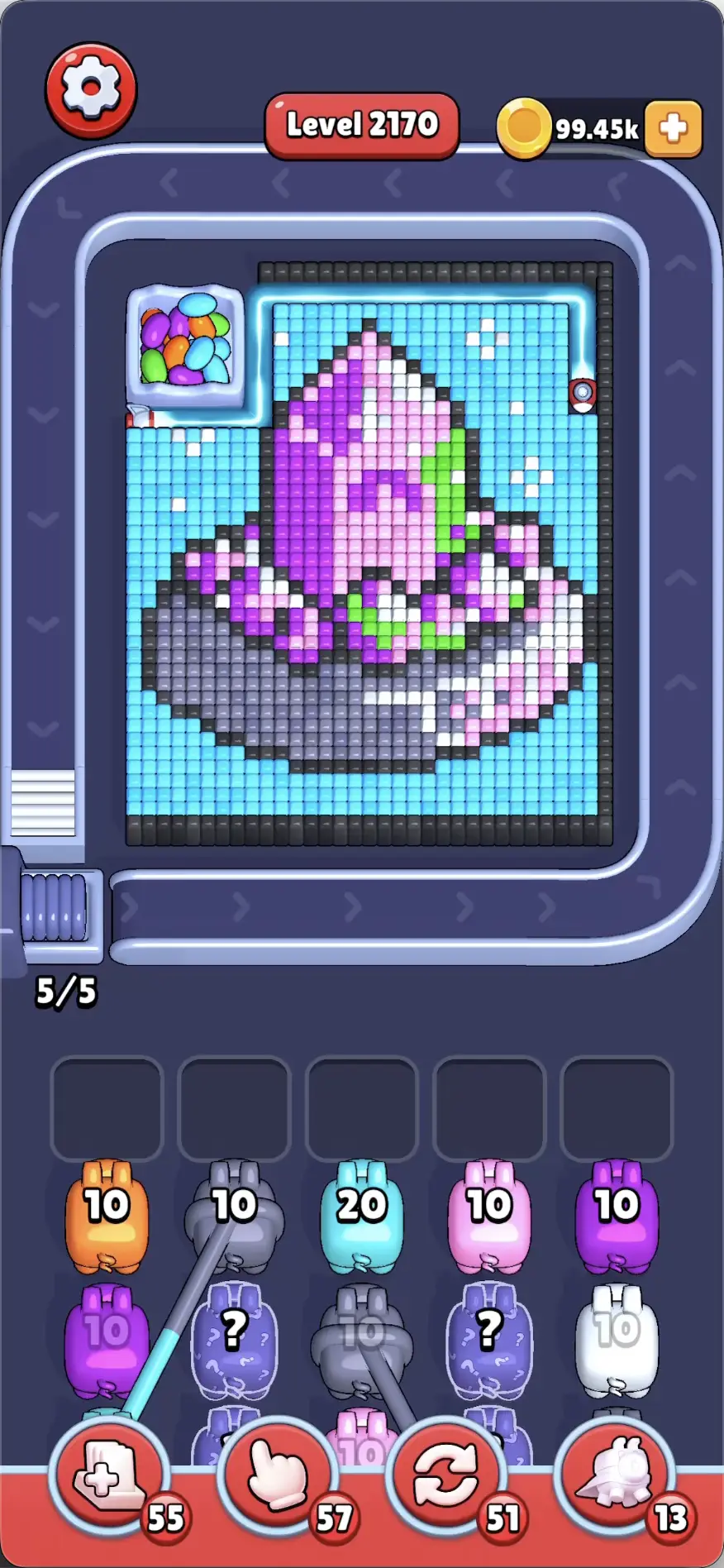 A pile of crystals