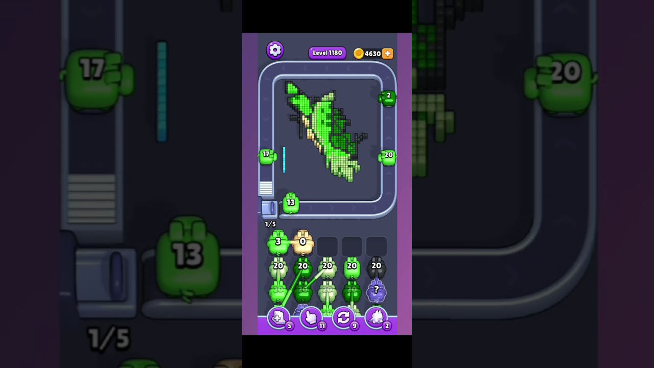 Pixel Flow Level 1180