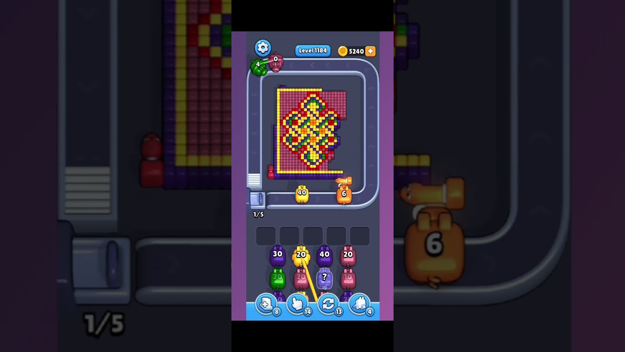 Pixel Flow Level 1184