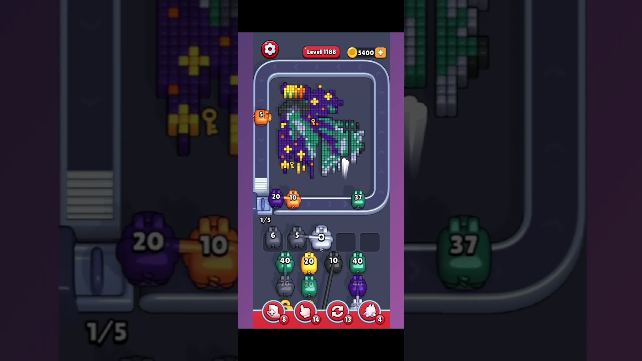 Pixel Flow Level 1188