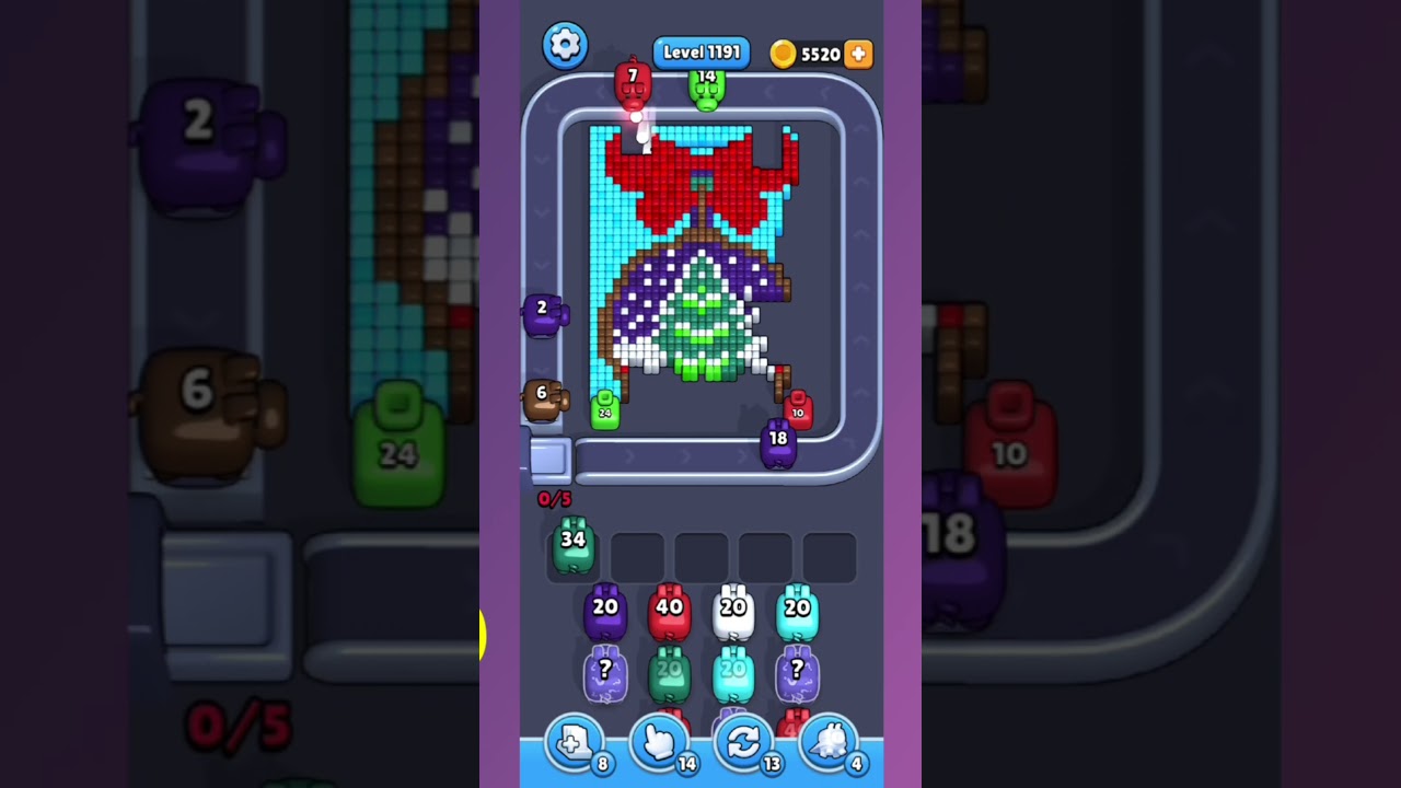 Pixel Flow Level 1191