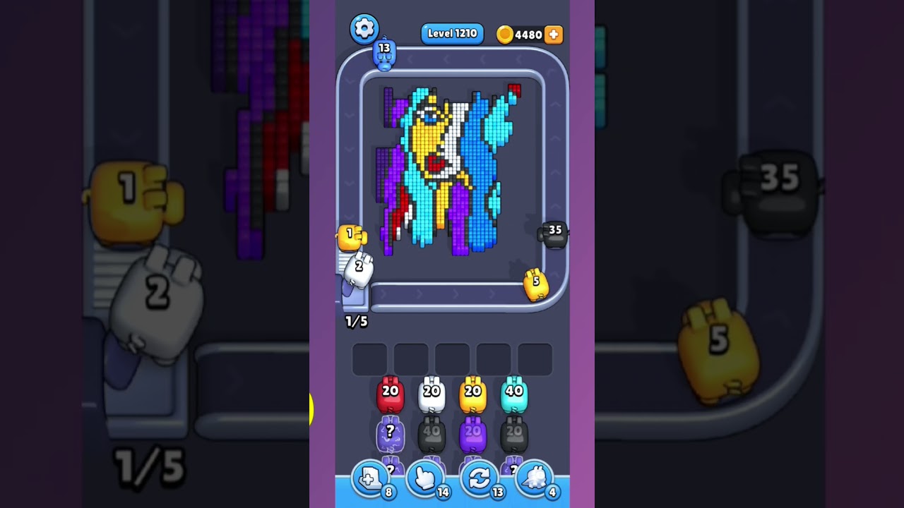 Pixel Flow Level 1210