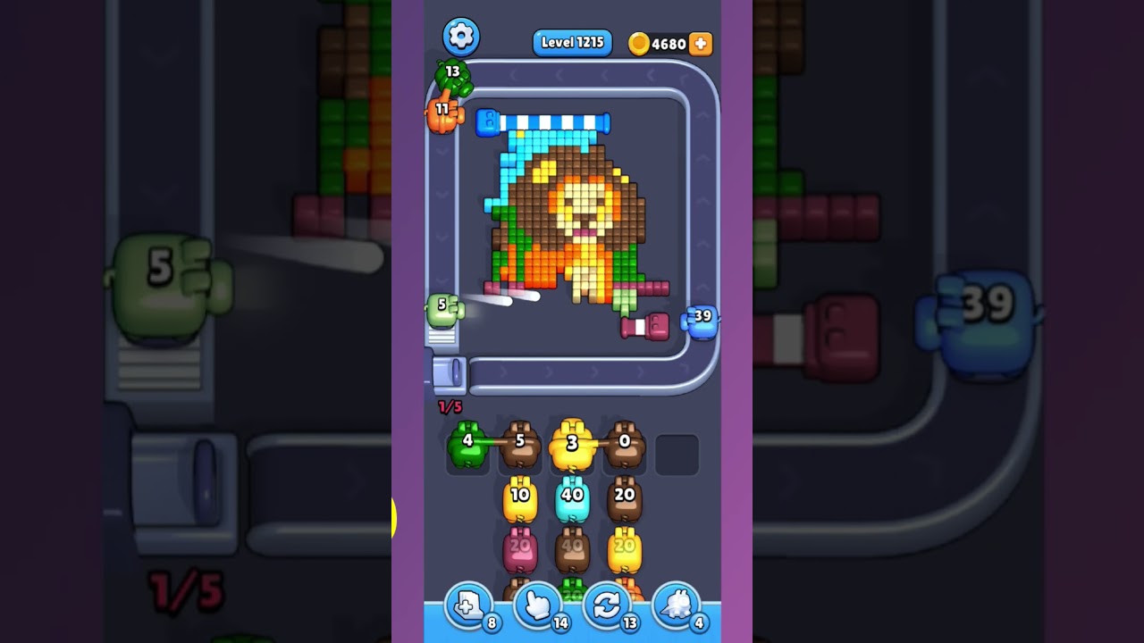 Pixel Flow Level 1215