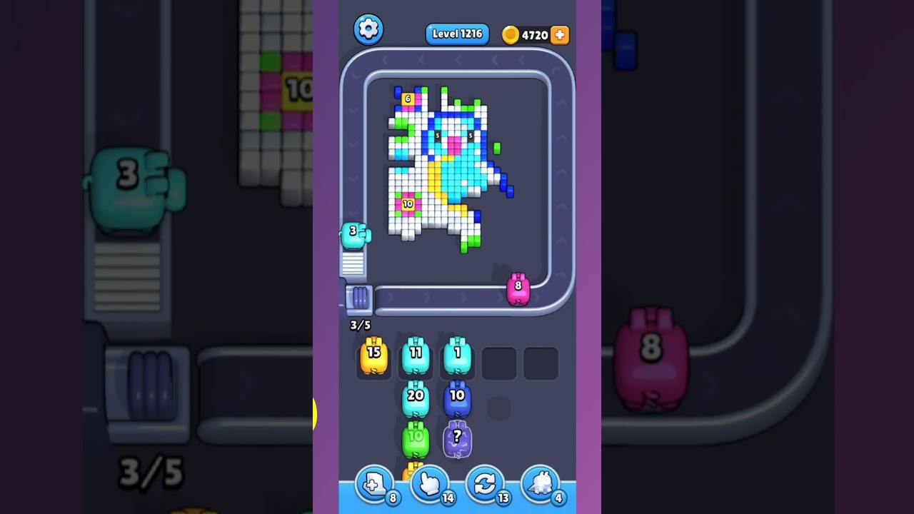 Pixel Flow Level 1216