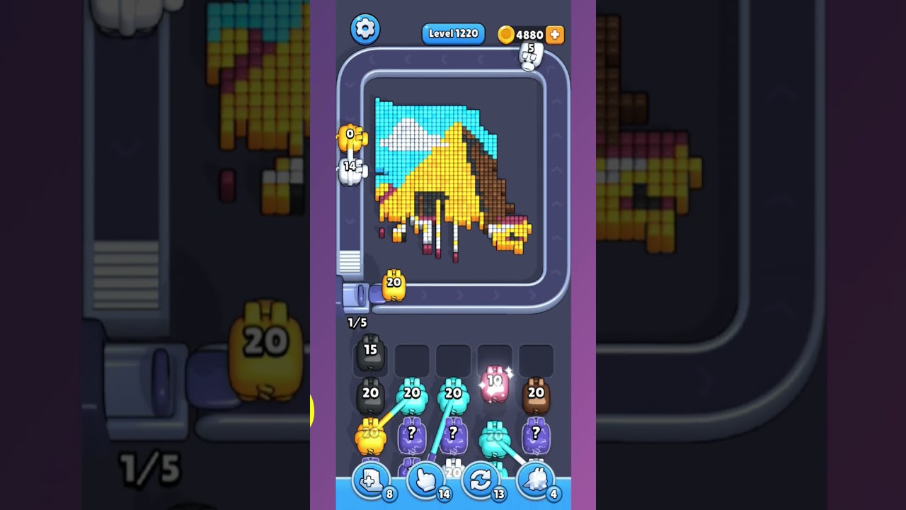 Pixel Flow Level 1220