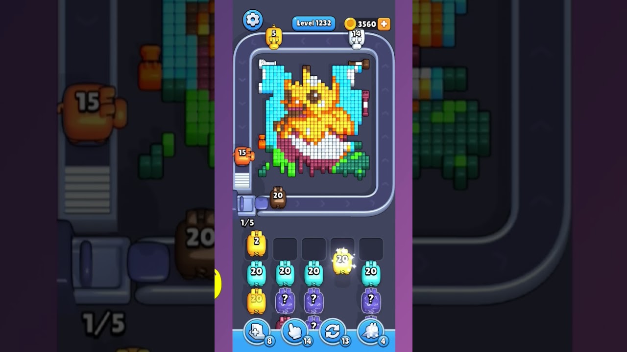 Pixel Flow Level 1232