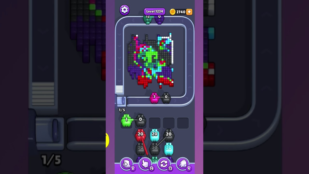 Pixel Flow Level 1234