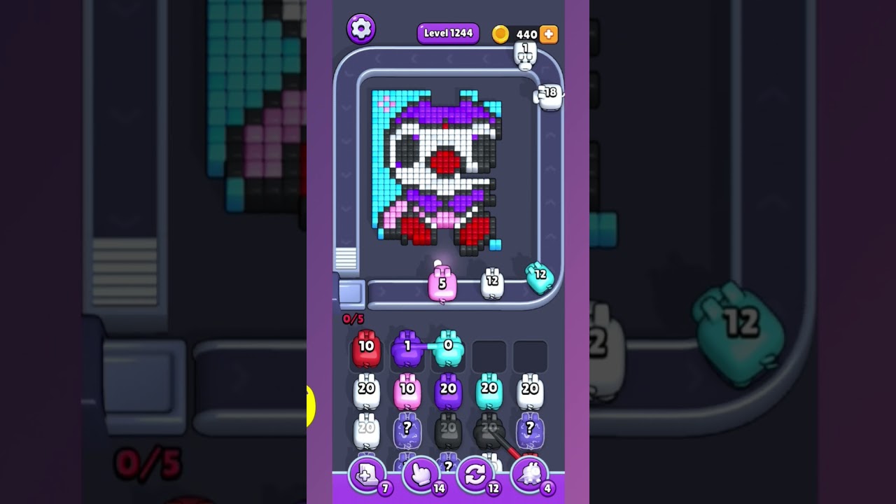 Pixel Flow Level 1244