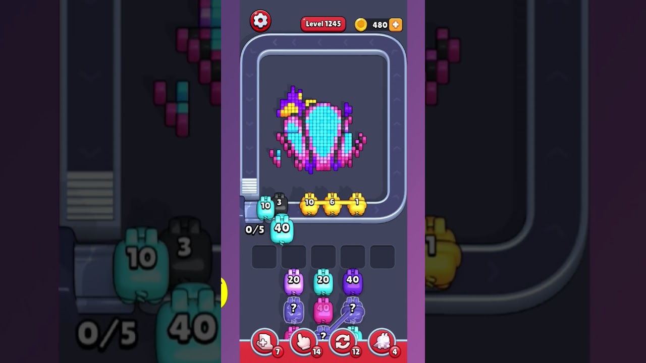 Pixel Flow Level 1245