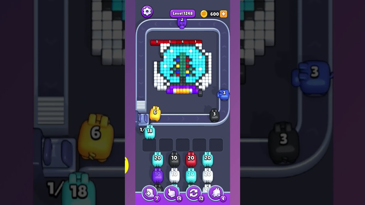 Pixel Flow Level 1248