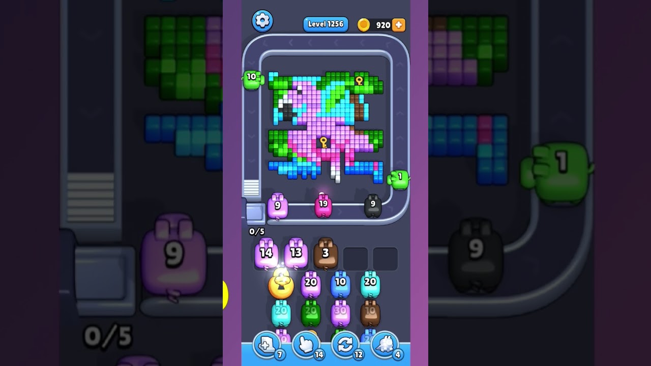 Pixel Flow Level 1256