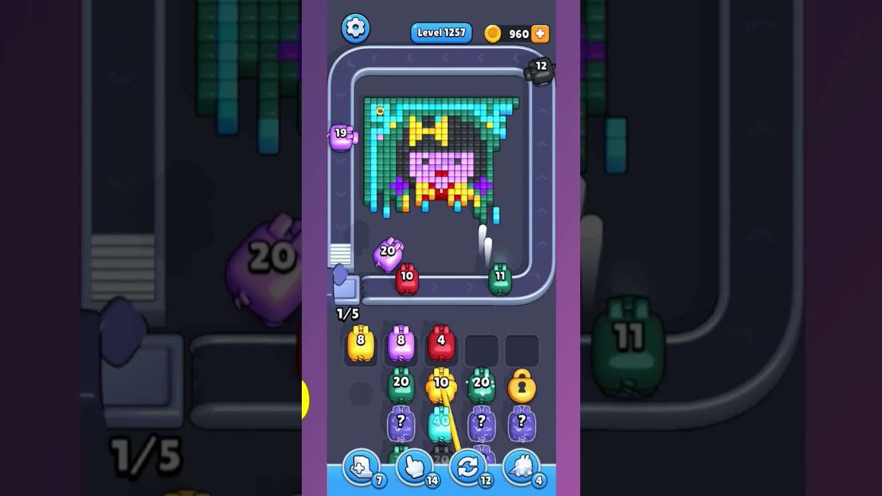 Pixel Flow Level 1257