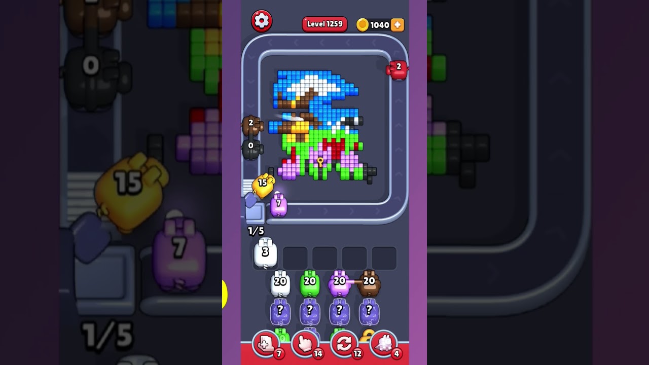 Pixel Flow Level 1259