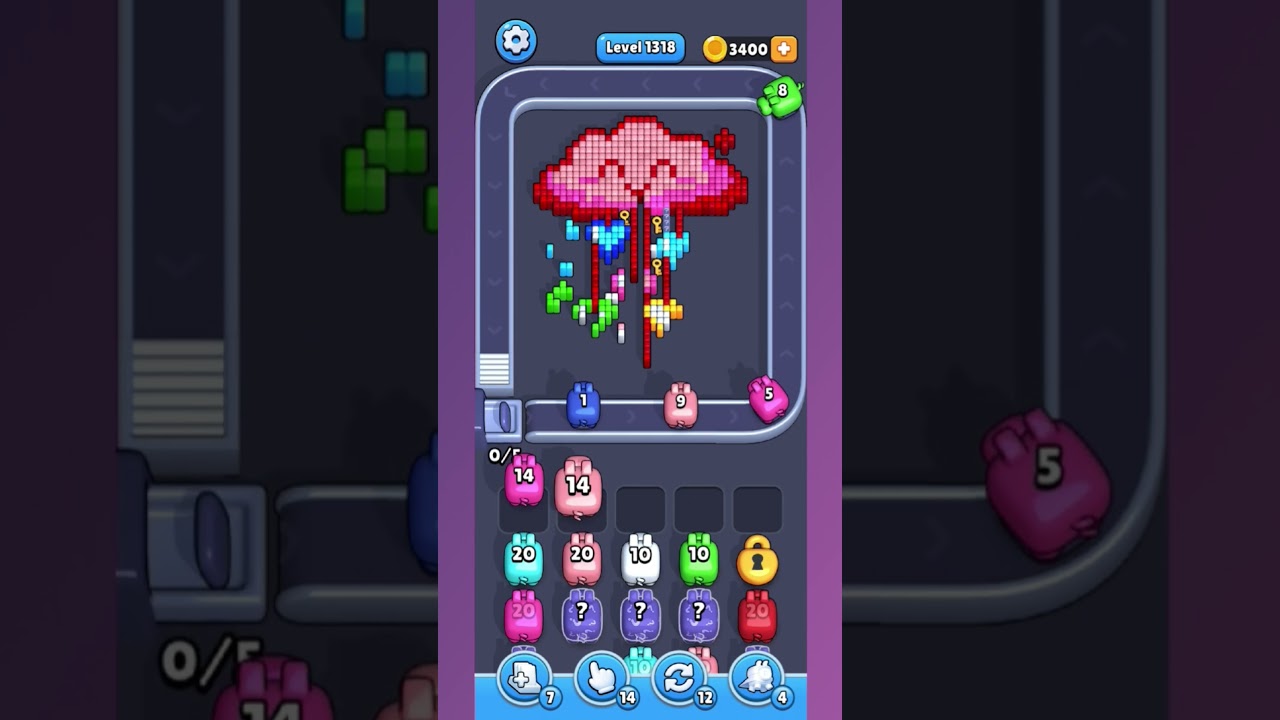 Pixel Flow Level 1318