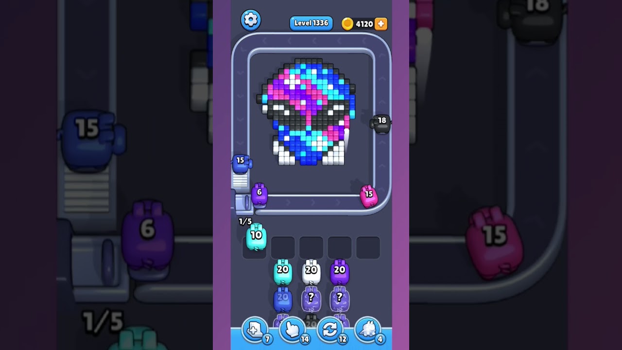 Pixel Flow Level 1336