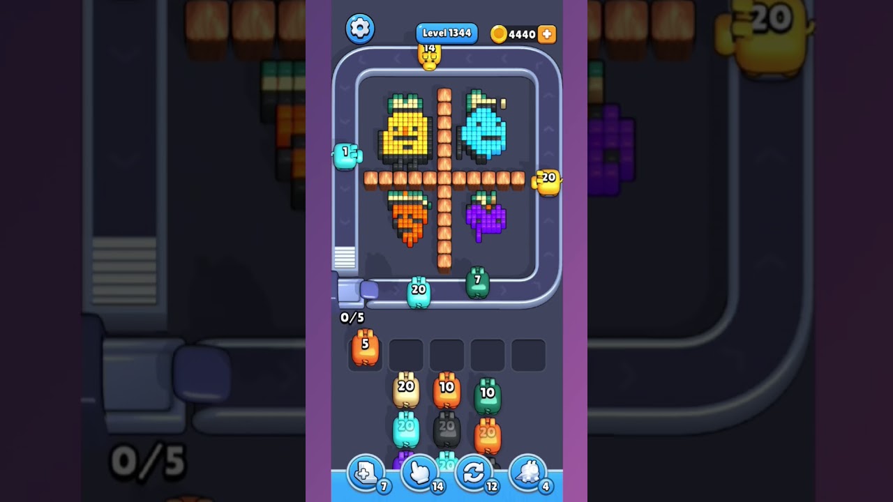 Pixel Flow Level 1344