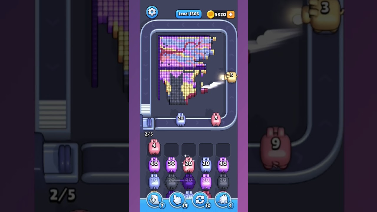 Pixel Flow Level 1366