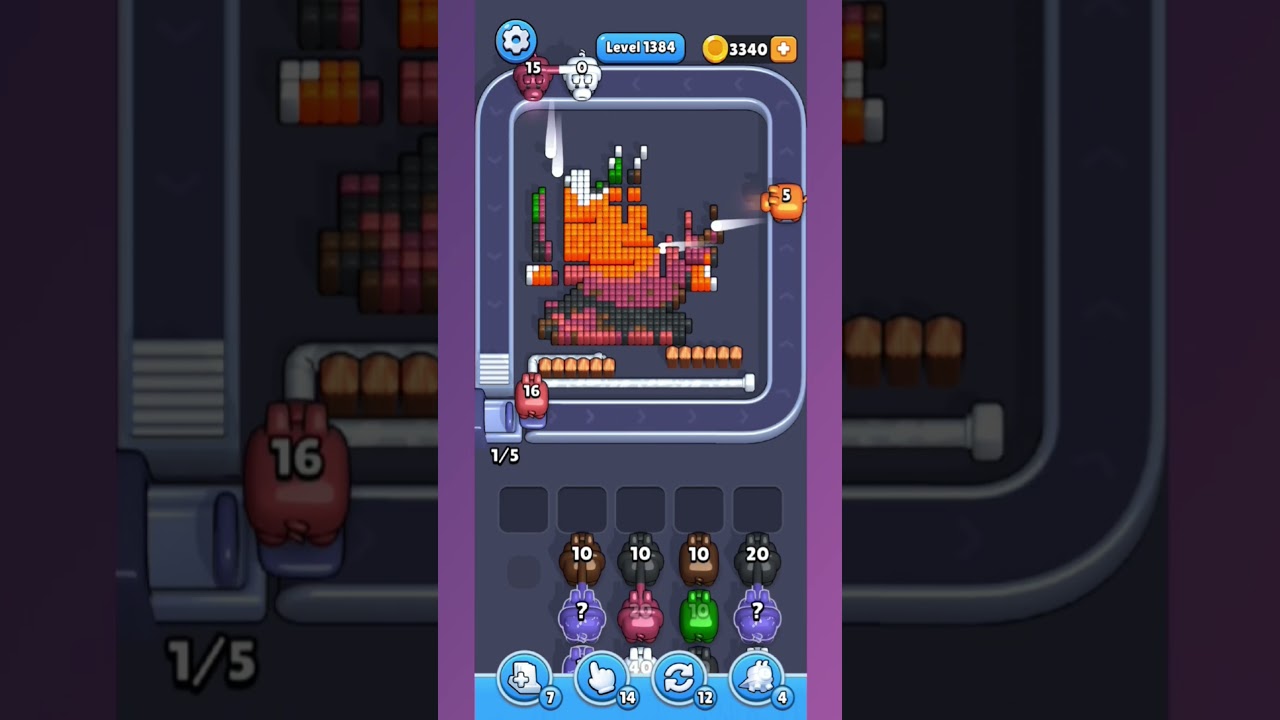 Pixel Flow Level 1384