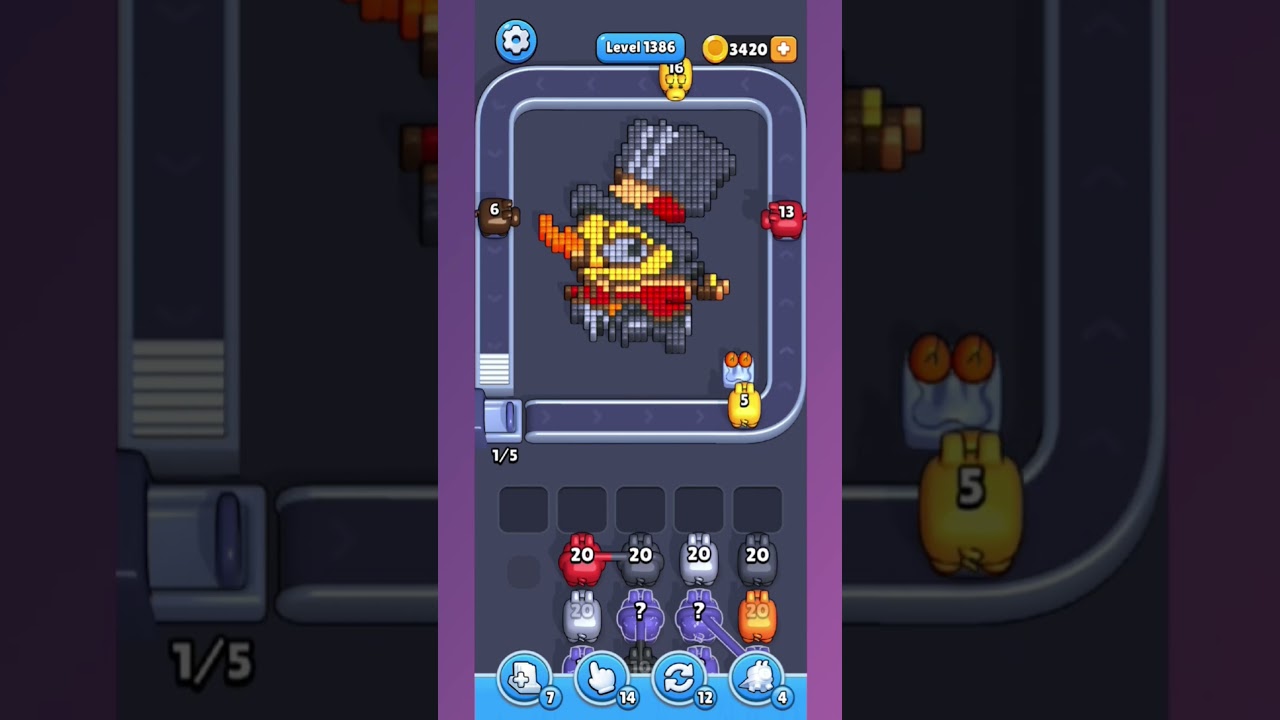 Pixel Flow Level 1386