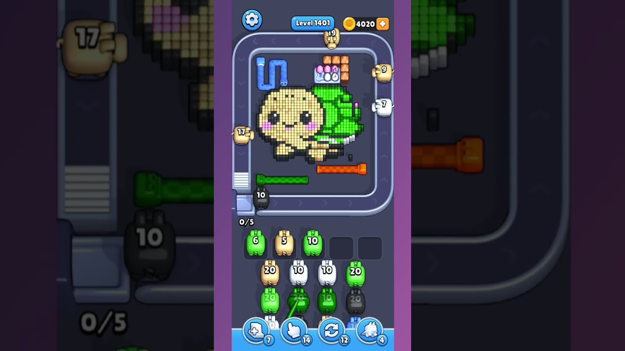 Pixel Flow Level 1401