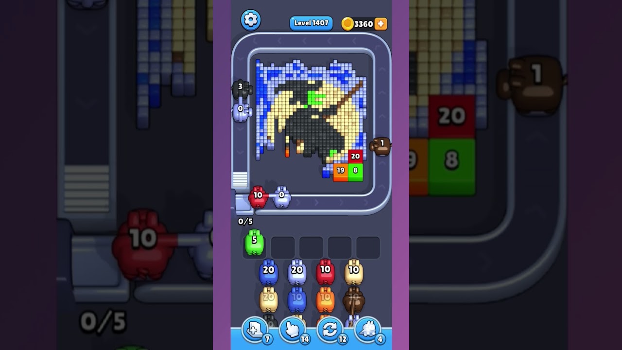 Pixel Flow Level 1407