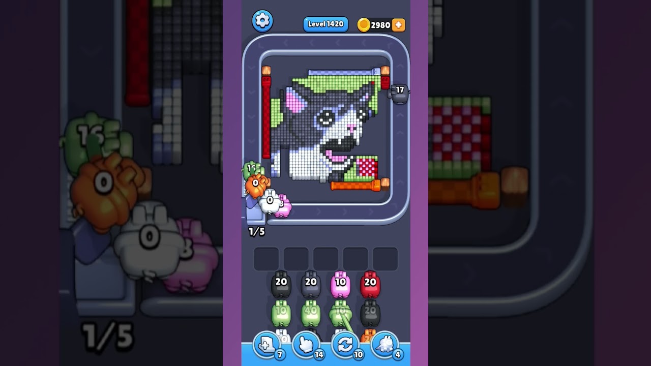 Pixel Flow Level 1420