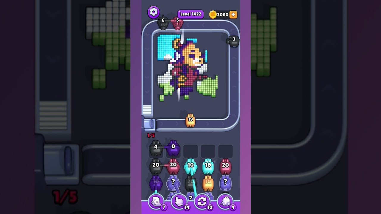 Pixel Flow Level 1422