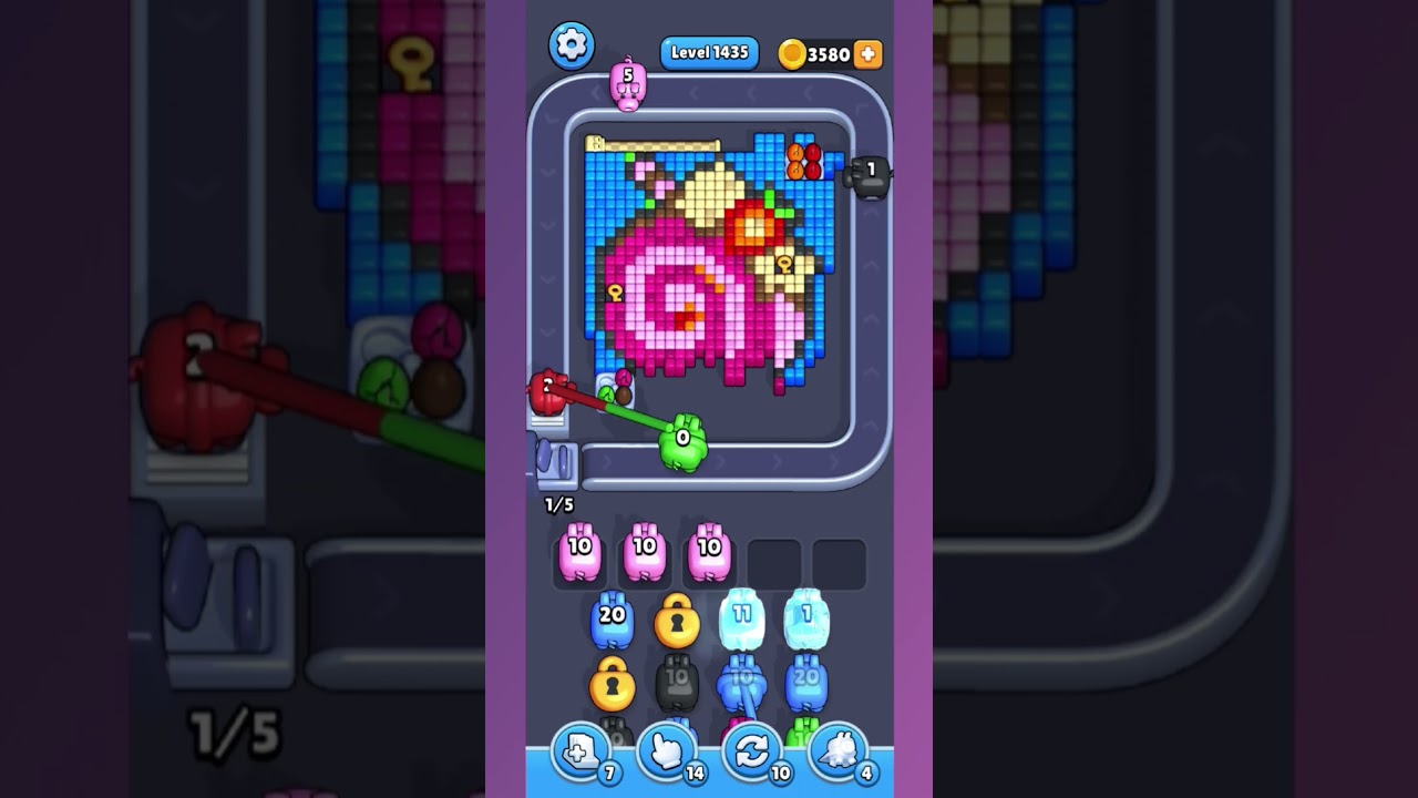 Pixel Flow Level 1435