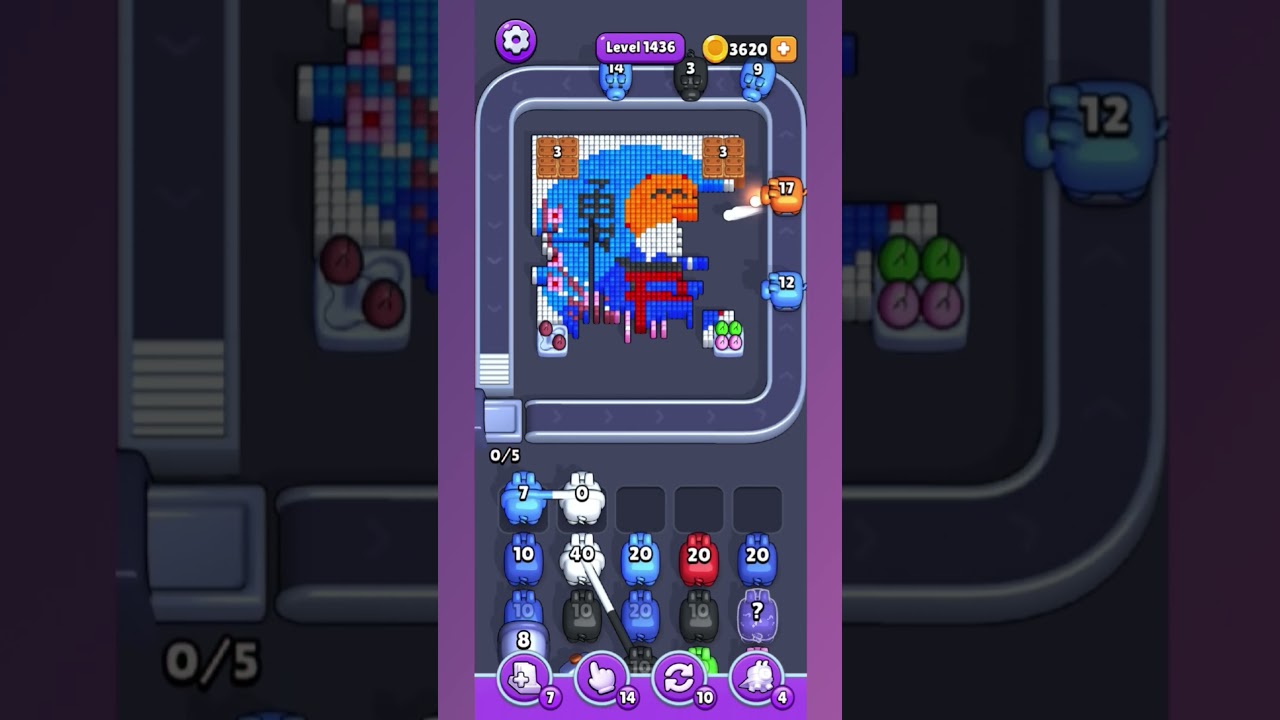 Pixel Flow Level 1436