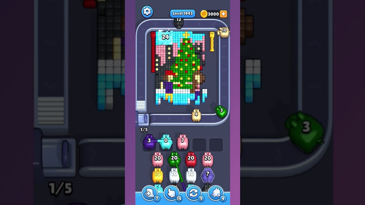 Pixel Flow Level 1443