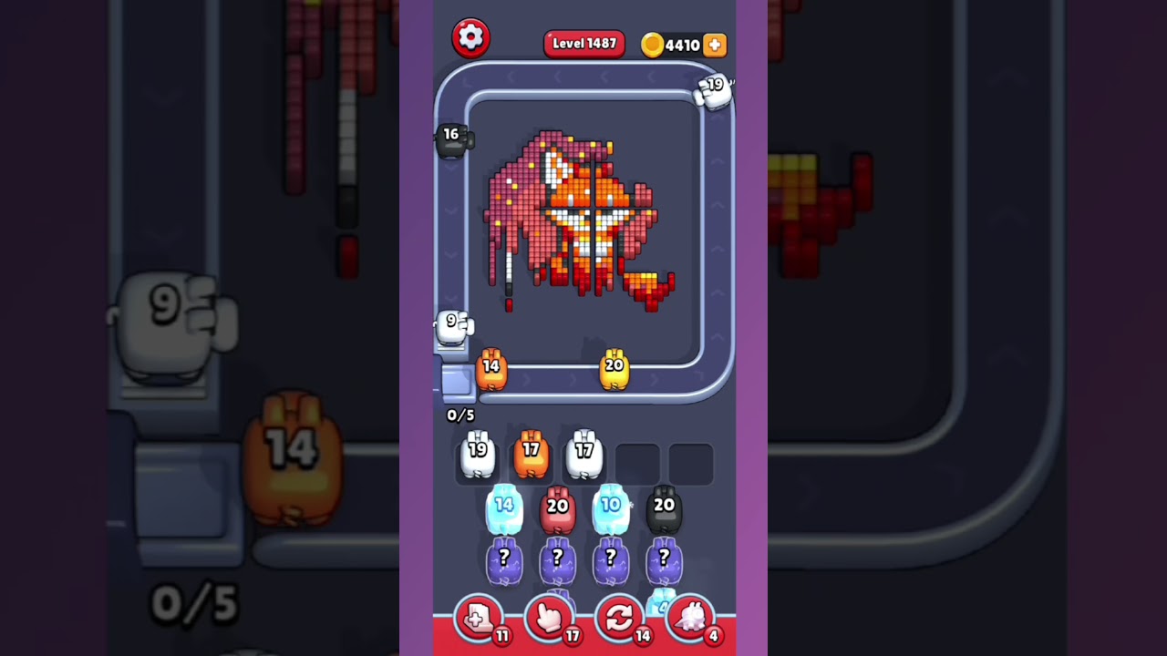 Pixel Flow Level 1487