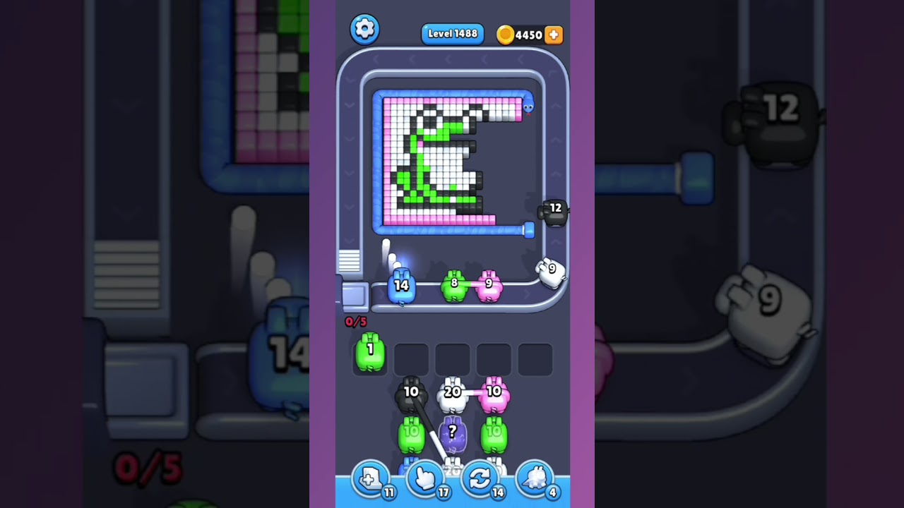 Pixel Flow Level 1488