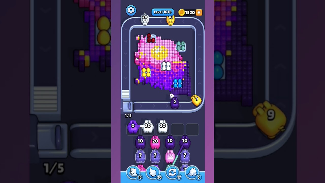 Pixel Flow Level 1676