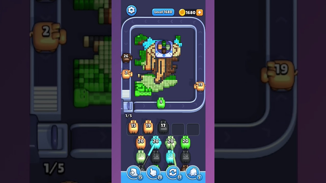 Pixel Flow Level 1680