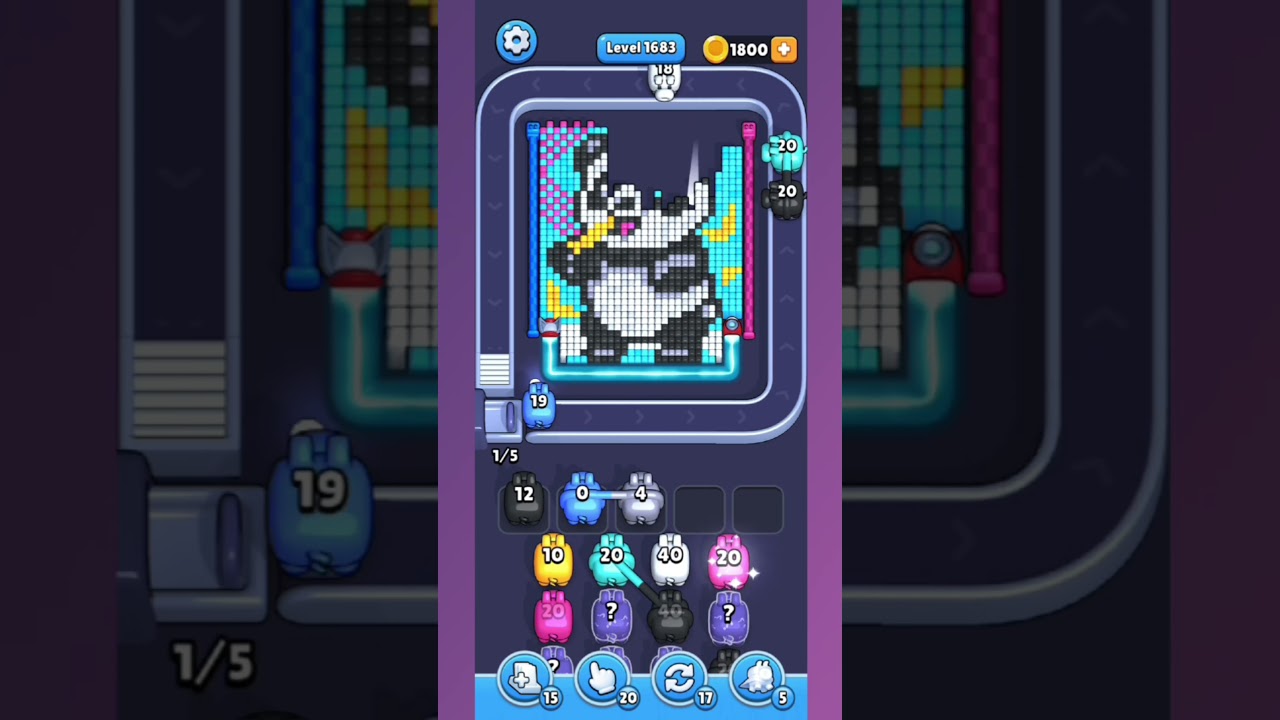 Pixel Flow Level 1683