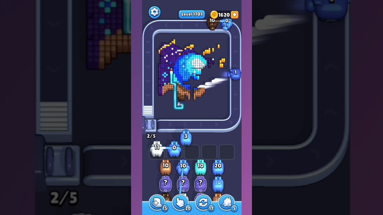 Pixel Flow Level 1701