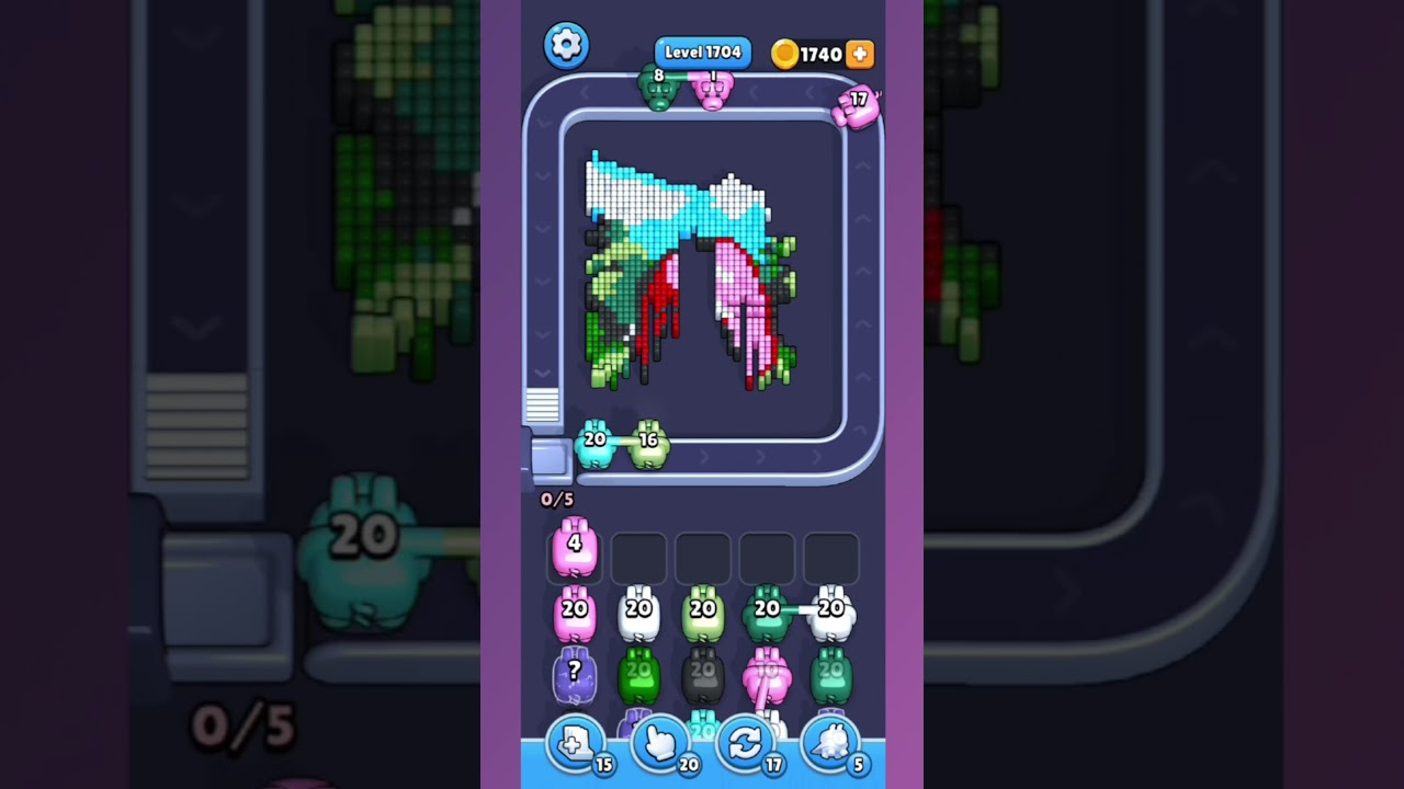 Pixel Flow Level 1704