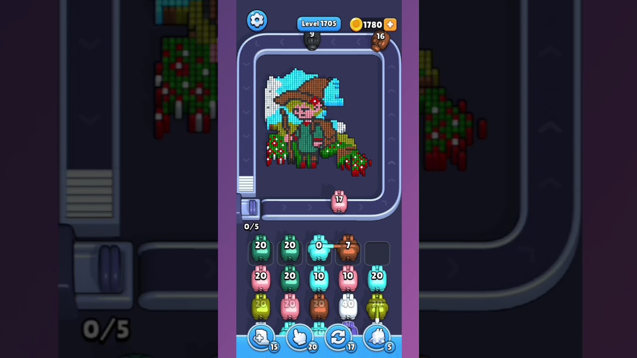 Pixel Flow Level 1705