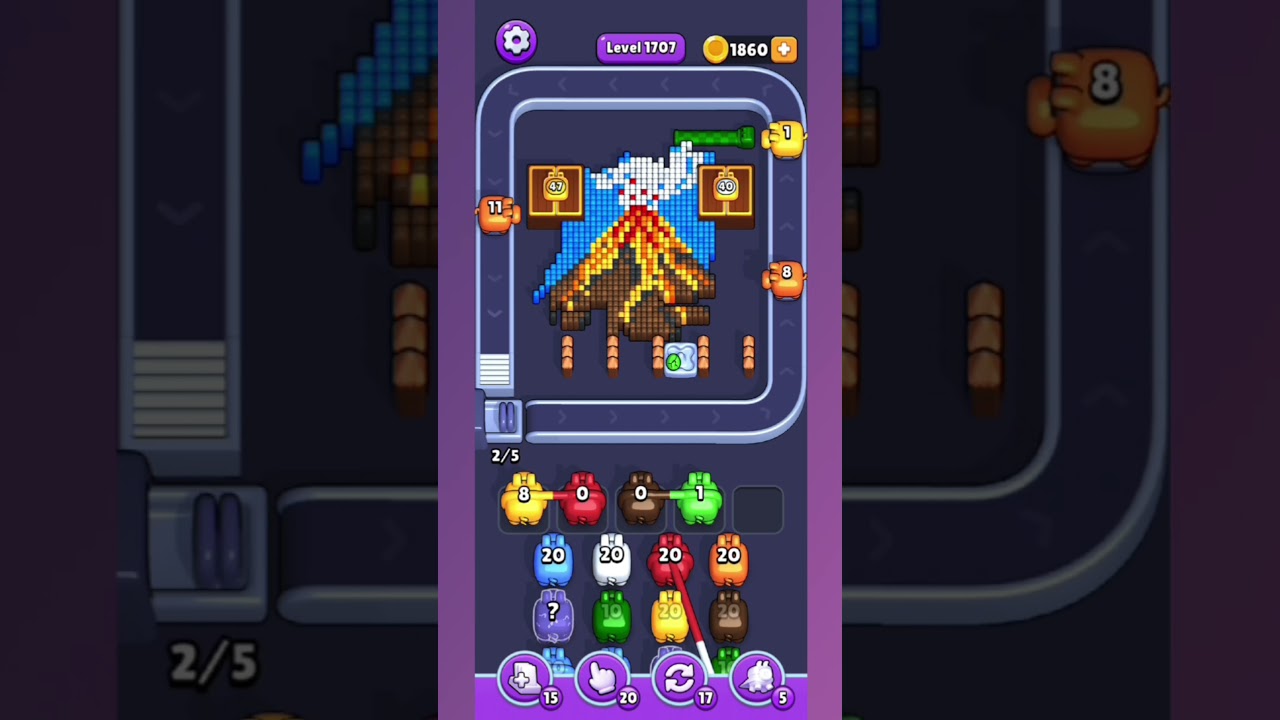 Pixel Flow Level 1707