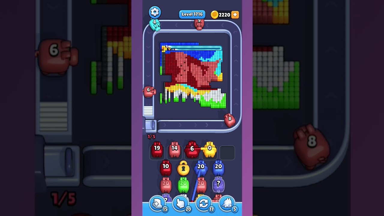 Pixel Flow Level 1716